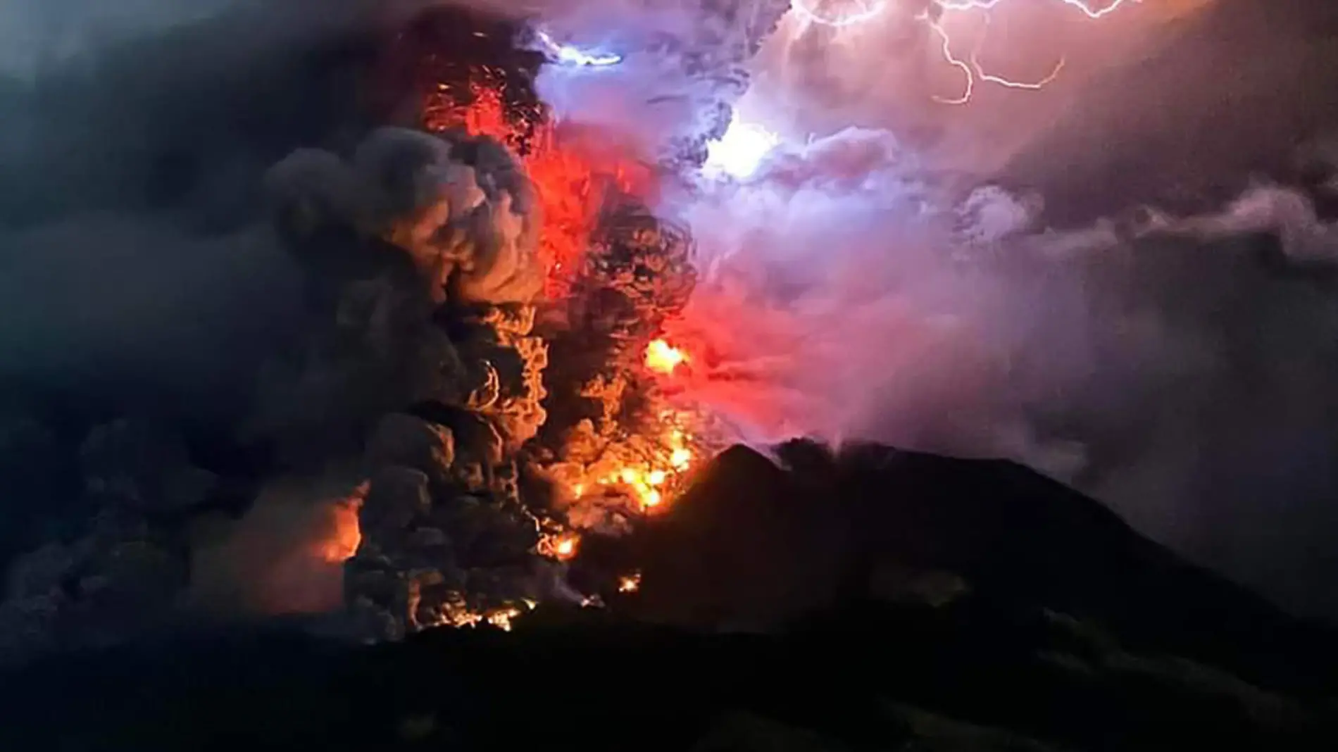 Erupción Indonecia